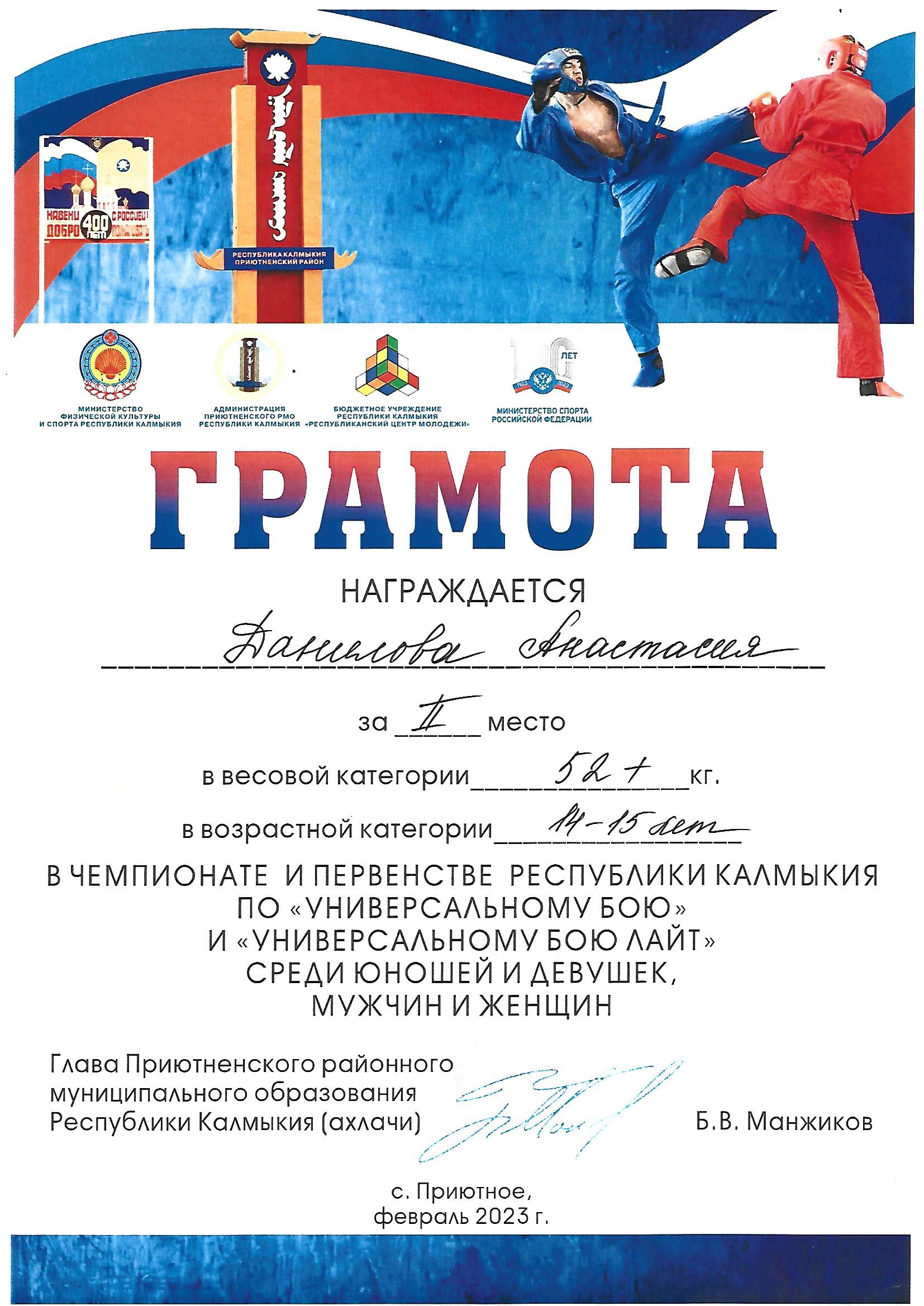 Данилова Н 1 место РК 0001